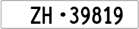 Truck License Plate